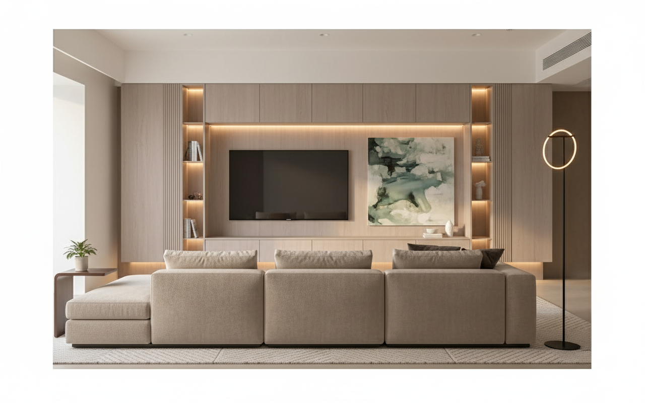 リビング壁面収納