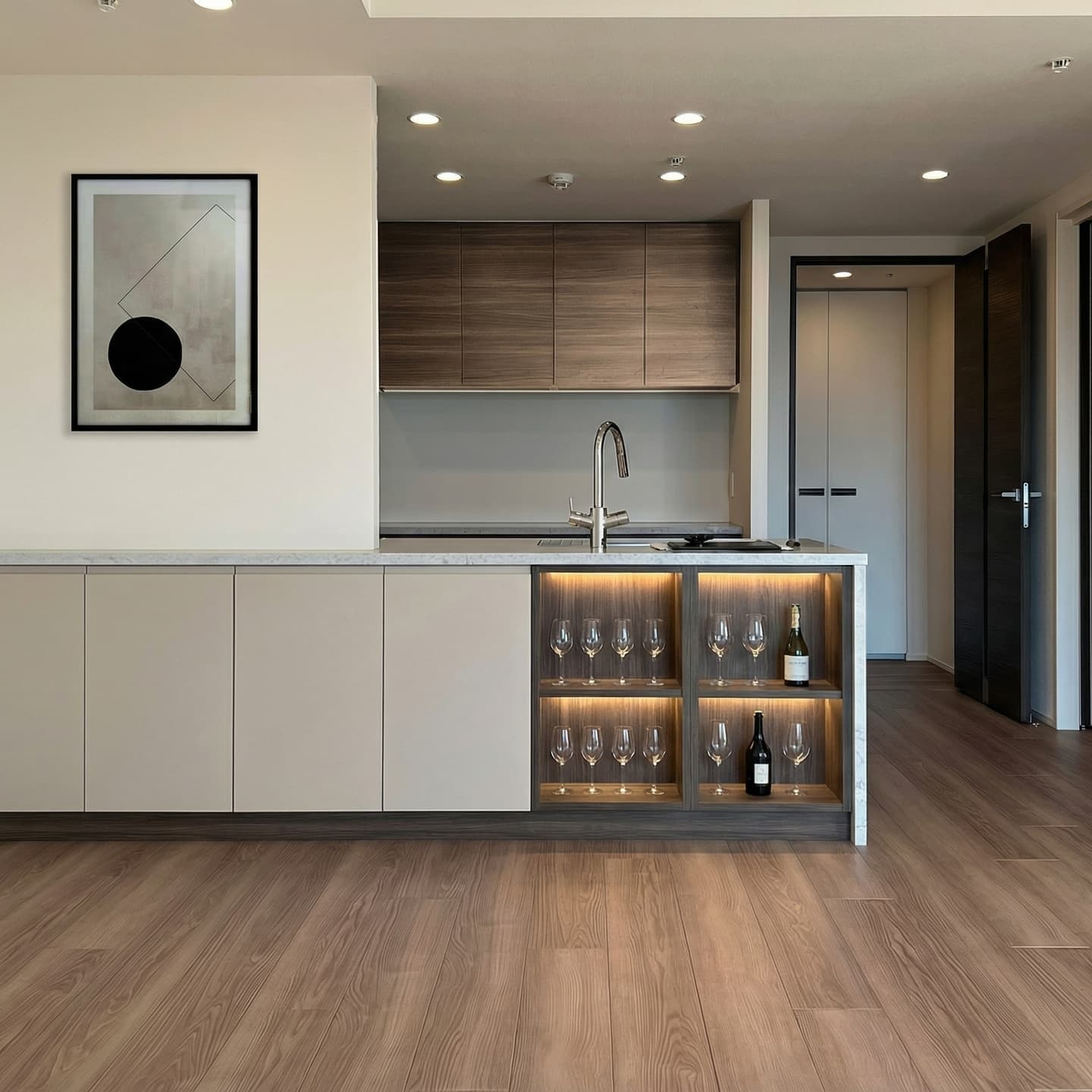 カウンター下収納